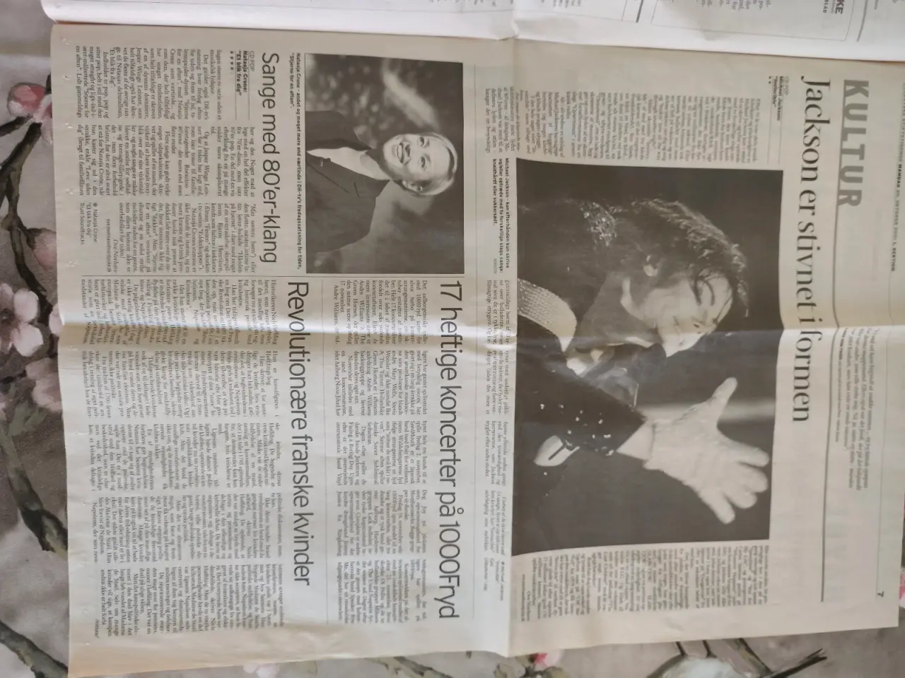 Billede 4 - Avis med Michael Jackson i