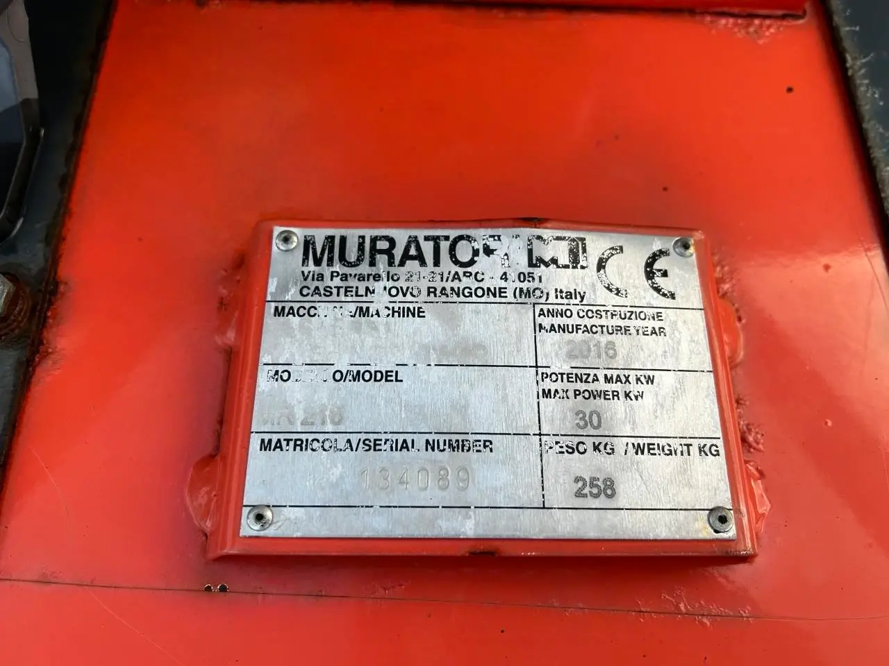 Billede 3 - Muratori 210 CM M. PTO