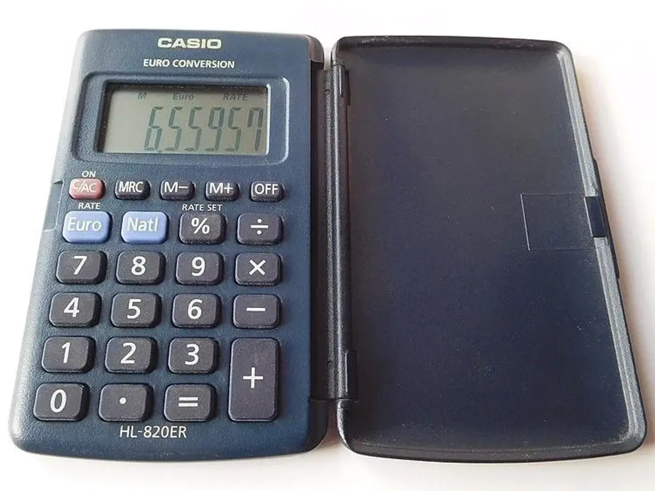 Billede 1 - Casio HL-820ER Euro omregner og aritmetisk