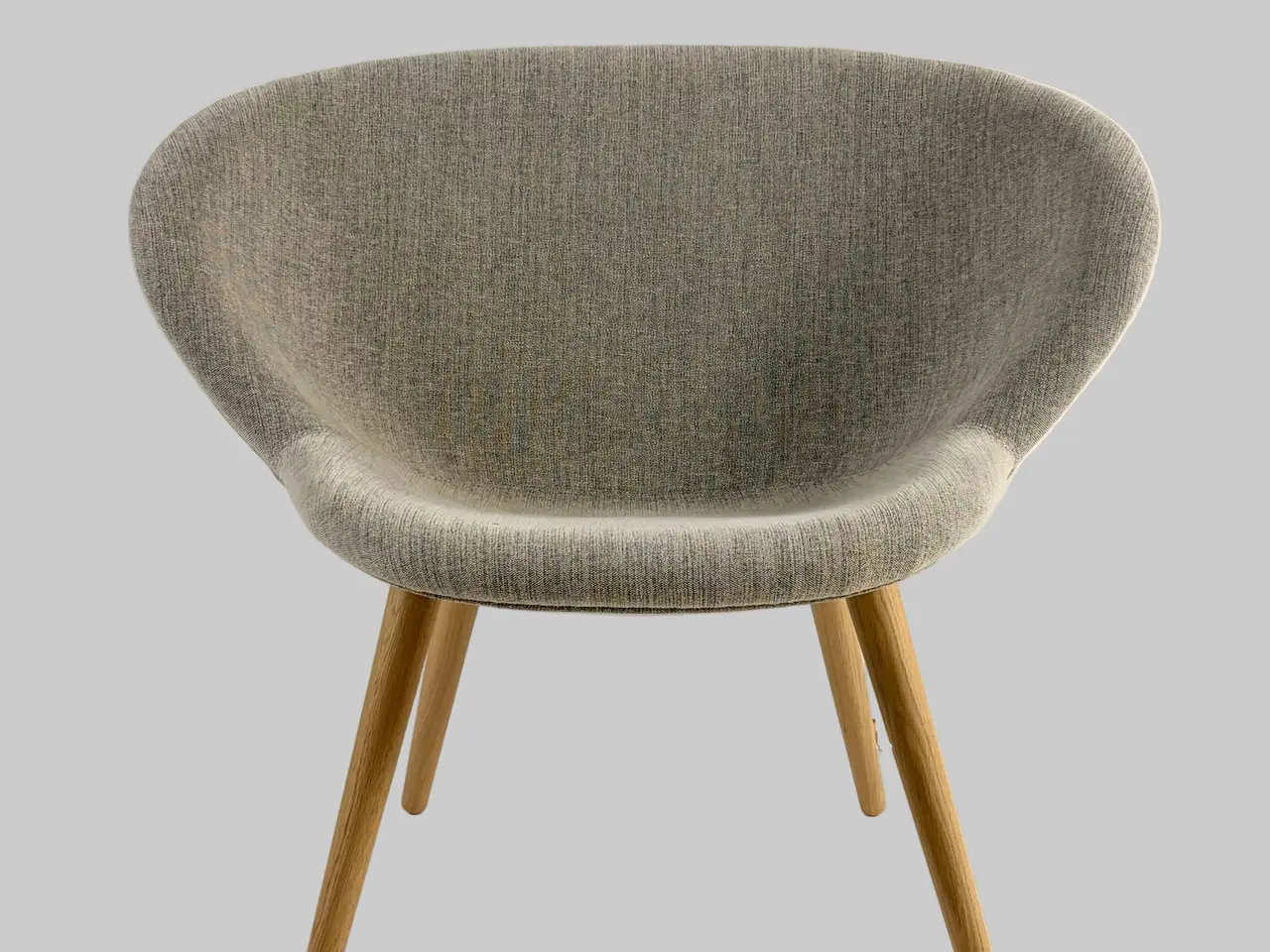 Billede 3 - +HALLE Capri Loungestol – Lys Beige/Eg Stel