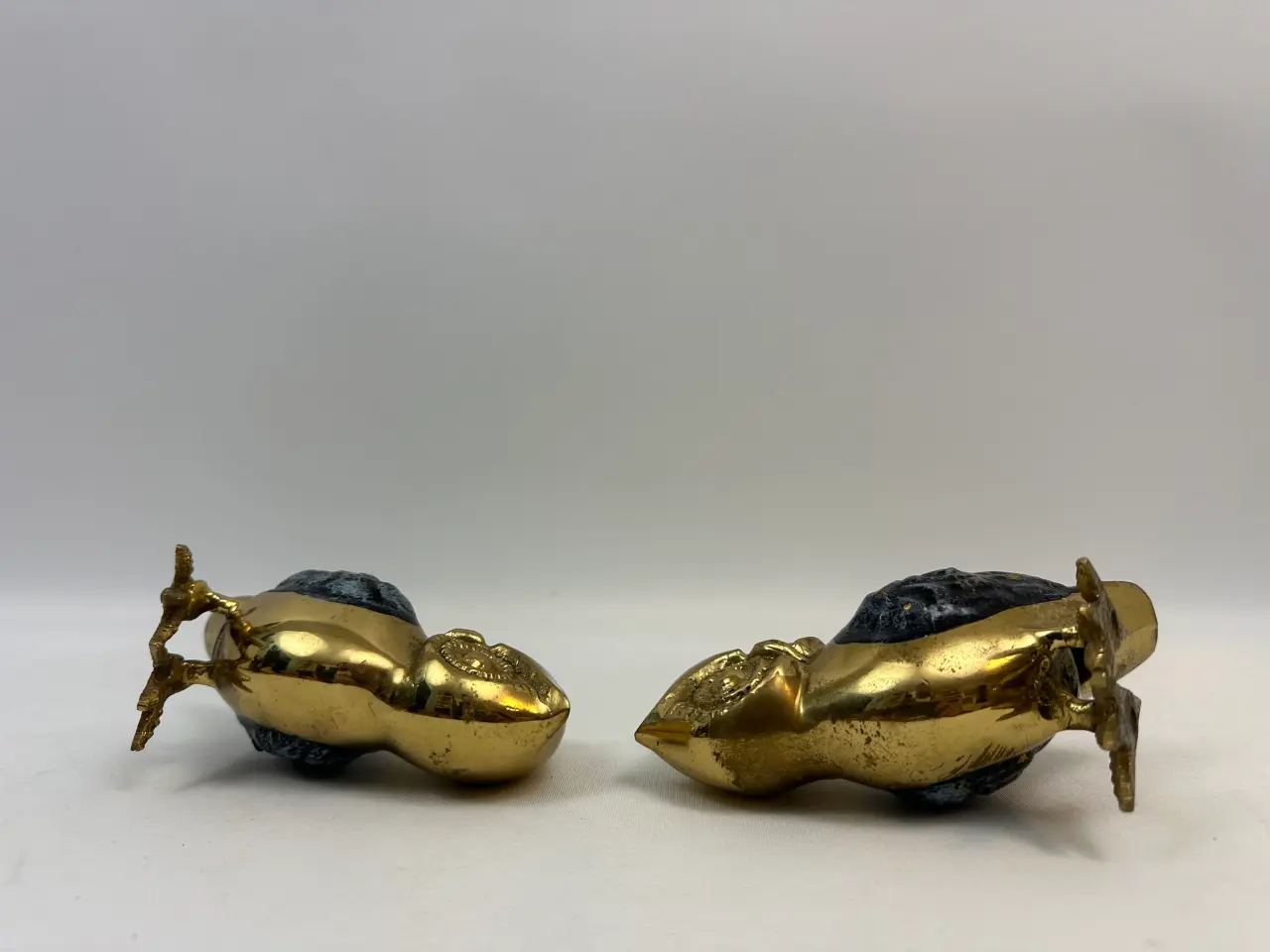 Billede 9 - Flotte ugle figurer i messing