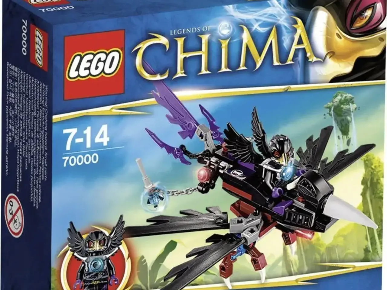 Billede 4 - LEGO Chima Rascal fly, Eglor motorcykel, Vardy fly