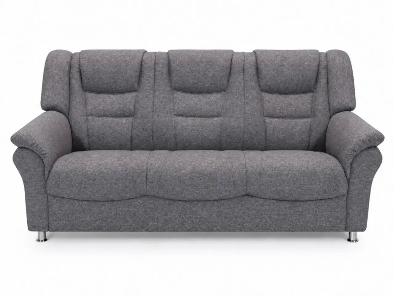 Billede 1 - Strib 3 Personers sofa Stof
