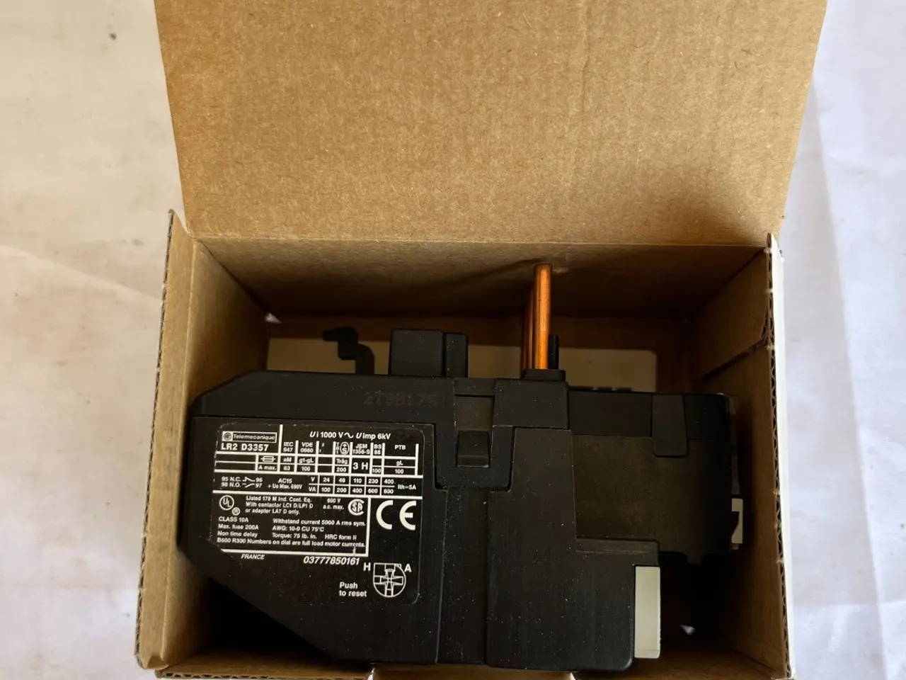 Billede 2 - Telemecanique LR2 D3357 Thermal Overload relæ
