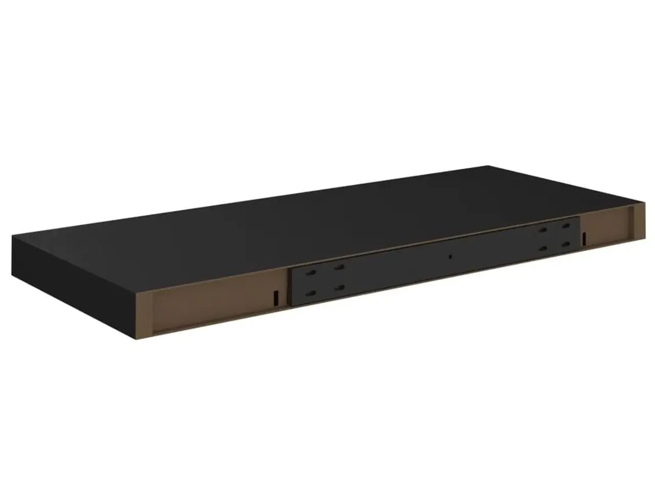 Billede 8 - Væghylder 2 stk. 60x23,5x3,8 cm MDF sort