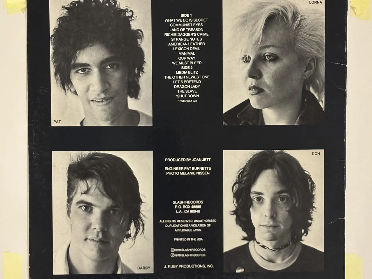 Billede 2 - The Germs – (GI) LP | US Hardcore Punk Legends