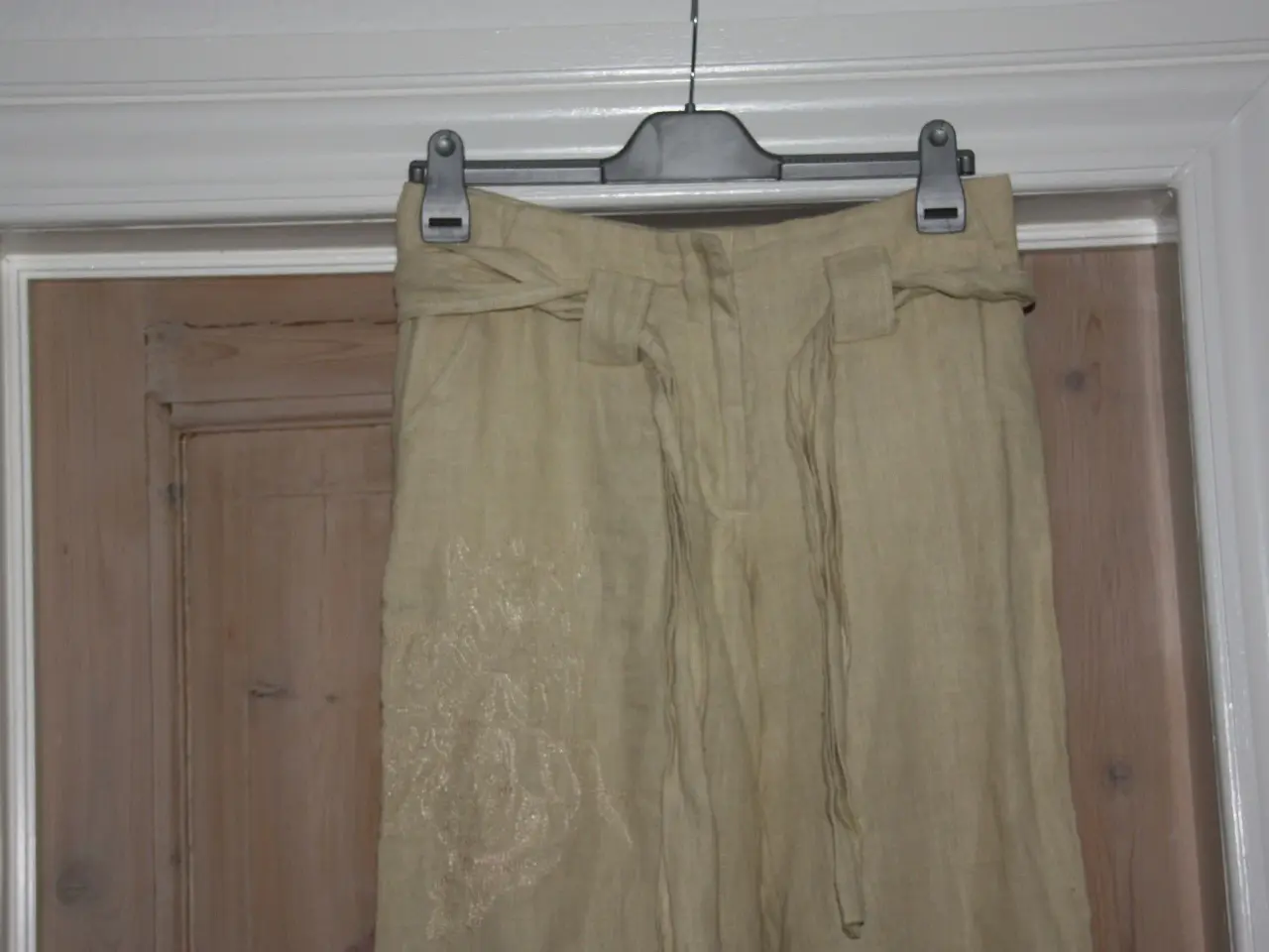Billede 2 - STAFF bukser str. S i Hør Talje 82 cm, længde 88