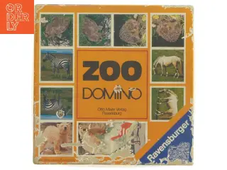 Vintage Zoo Domino spil fra Ravensburger (str. 19x19 cm)