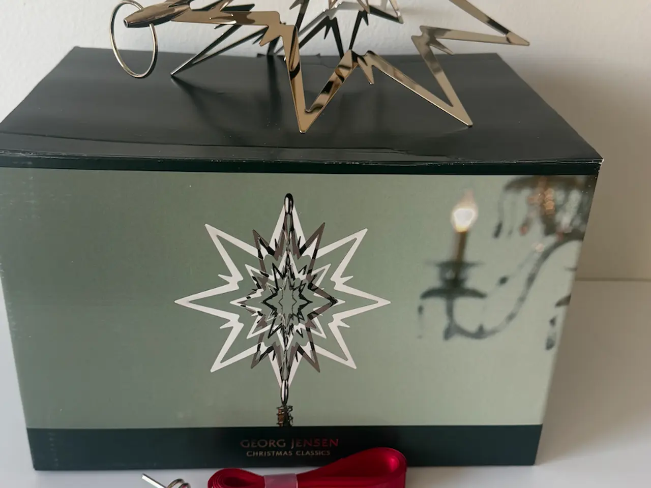 Billede 1 - Georg Jensen Toptsjerne stor Hvidguld
