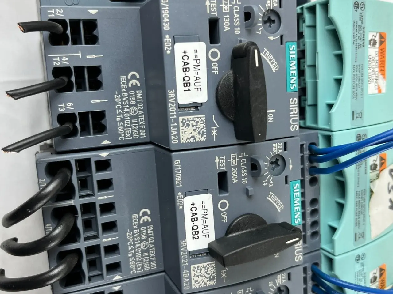 Billede 3 - parti 7x Siemens SIRIUS 3RV2011 / 3RV2021 Motor