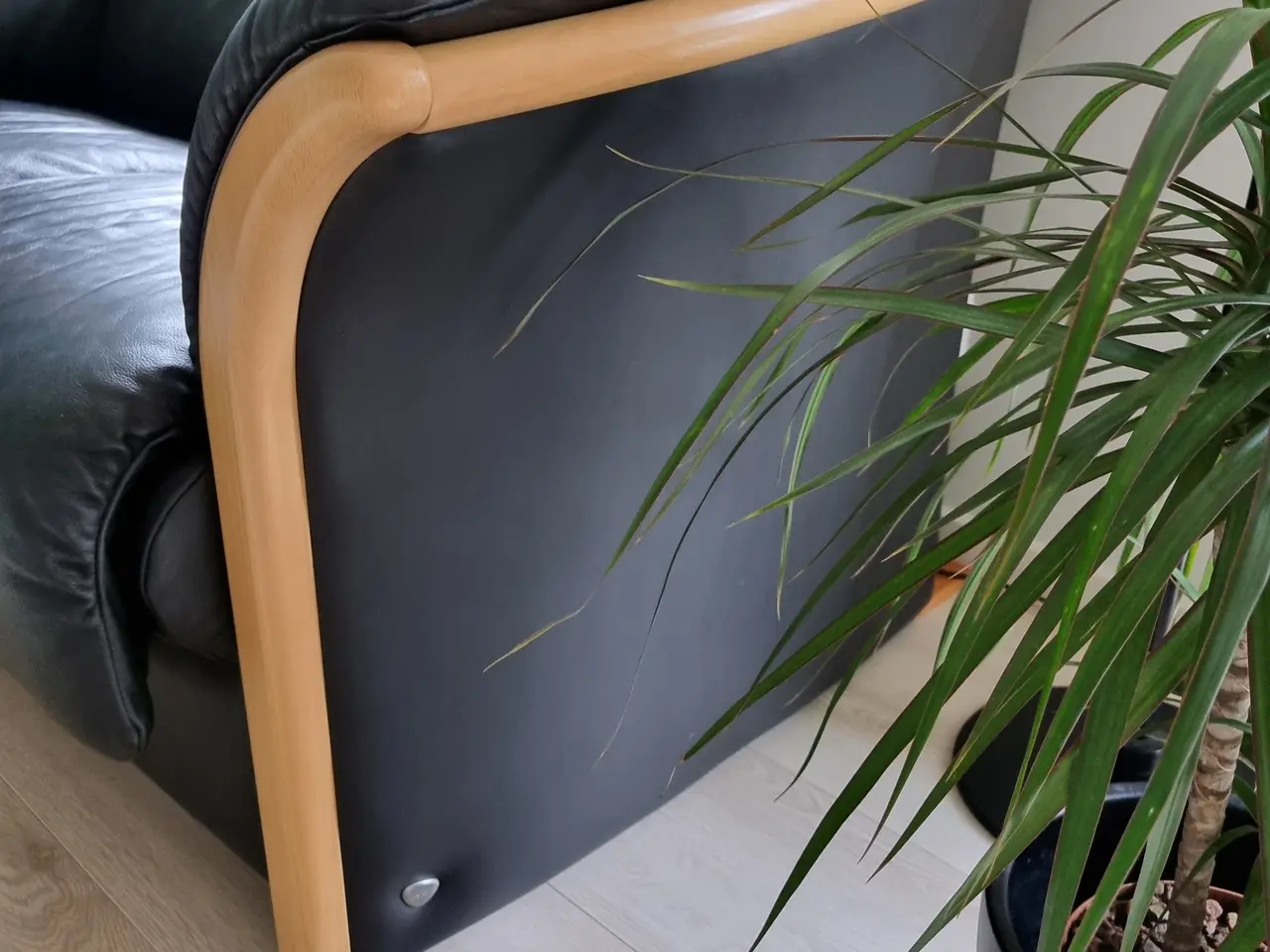 Billede 3 - Sort Stressless lædersofa