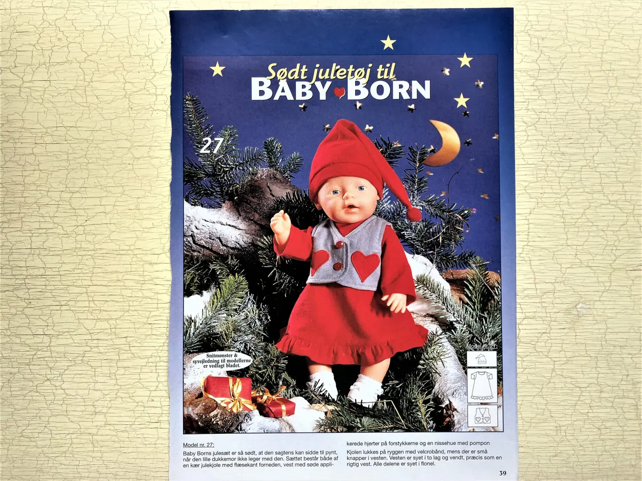 Billede 1 - Sødt juletøj til Baby Born og Build-a-Bear
