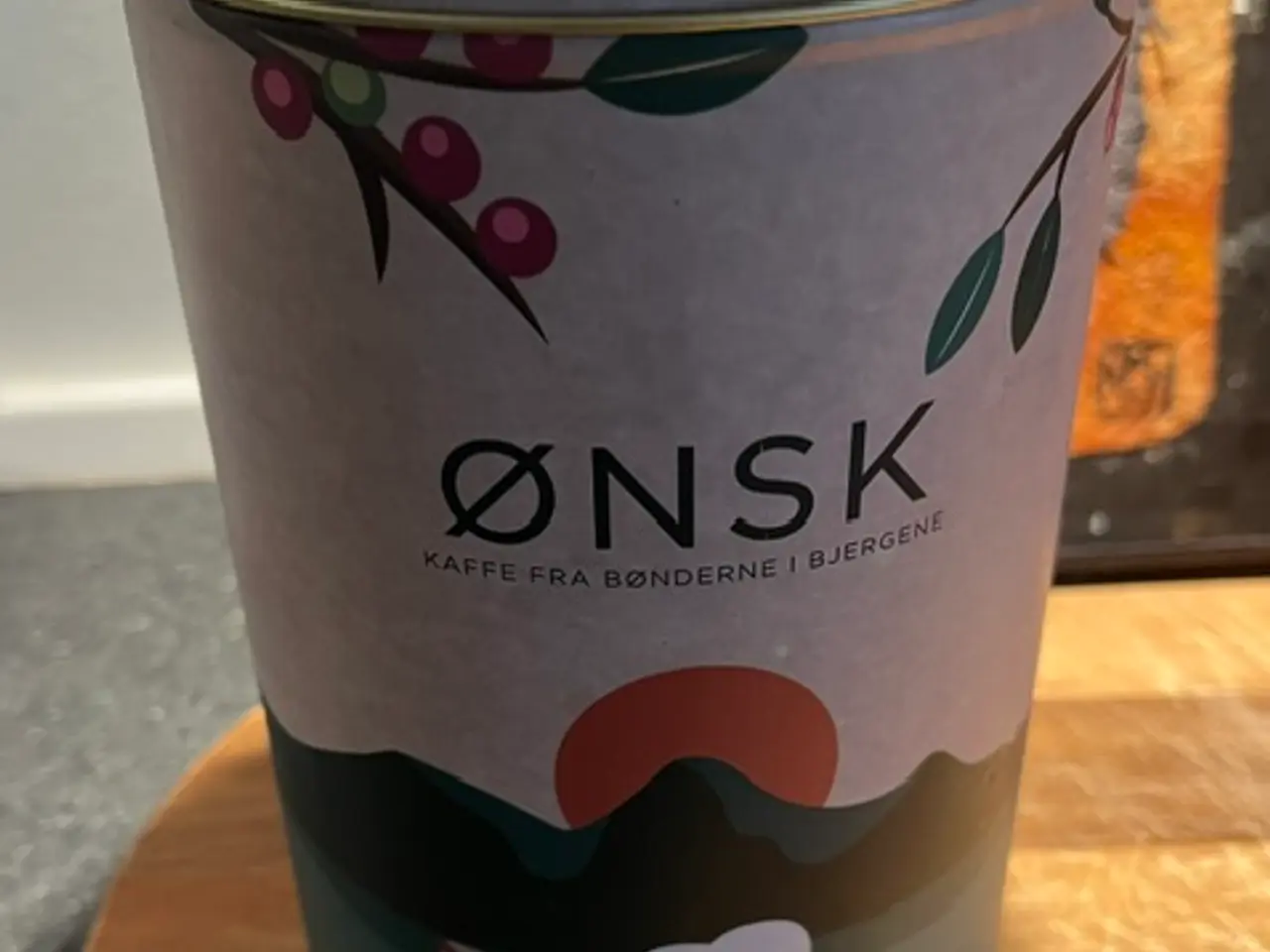 Billede 1 - ØNSK kaffedåse med aromalåg
