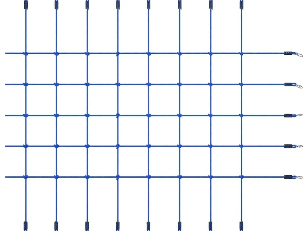 Billede 2 - Klatrenet 200x150 cm blå