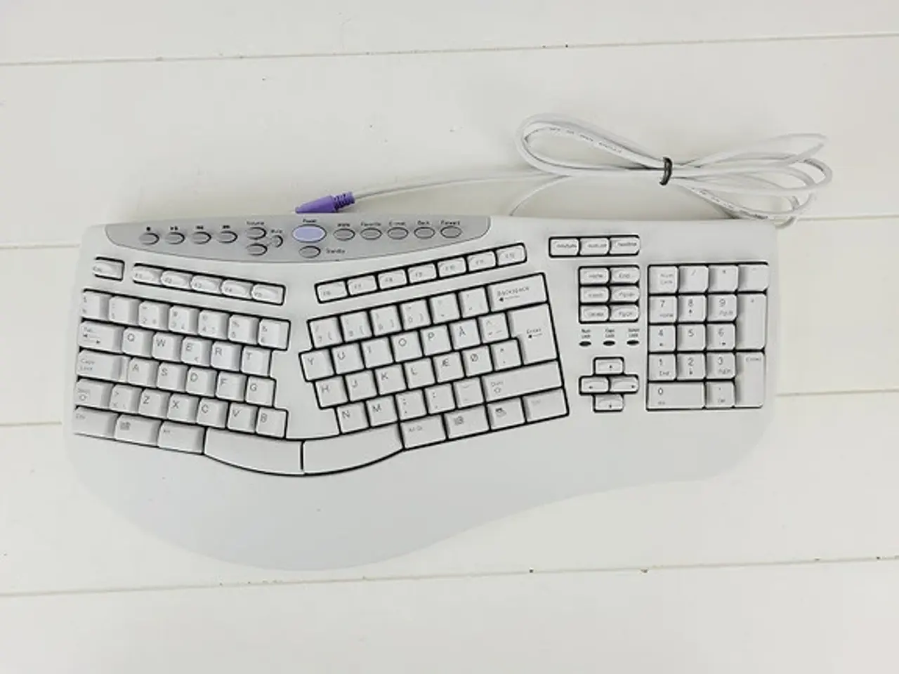 Billede 3 - Ergonomist tastatur fra LITE-ON