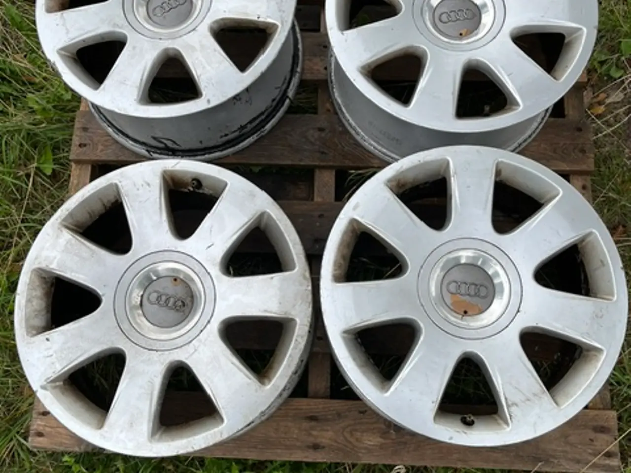 Billede 1 - Originale Audi alufælger, 17 - 4 stk