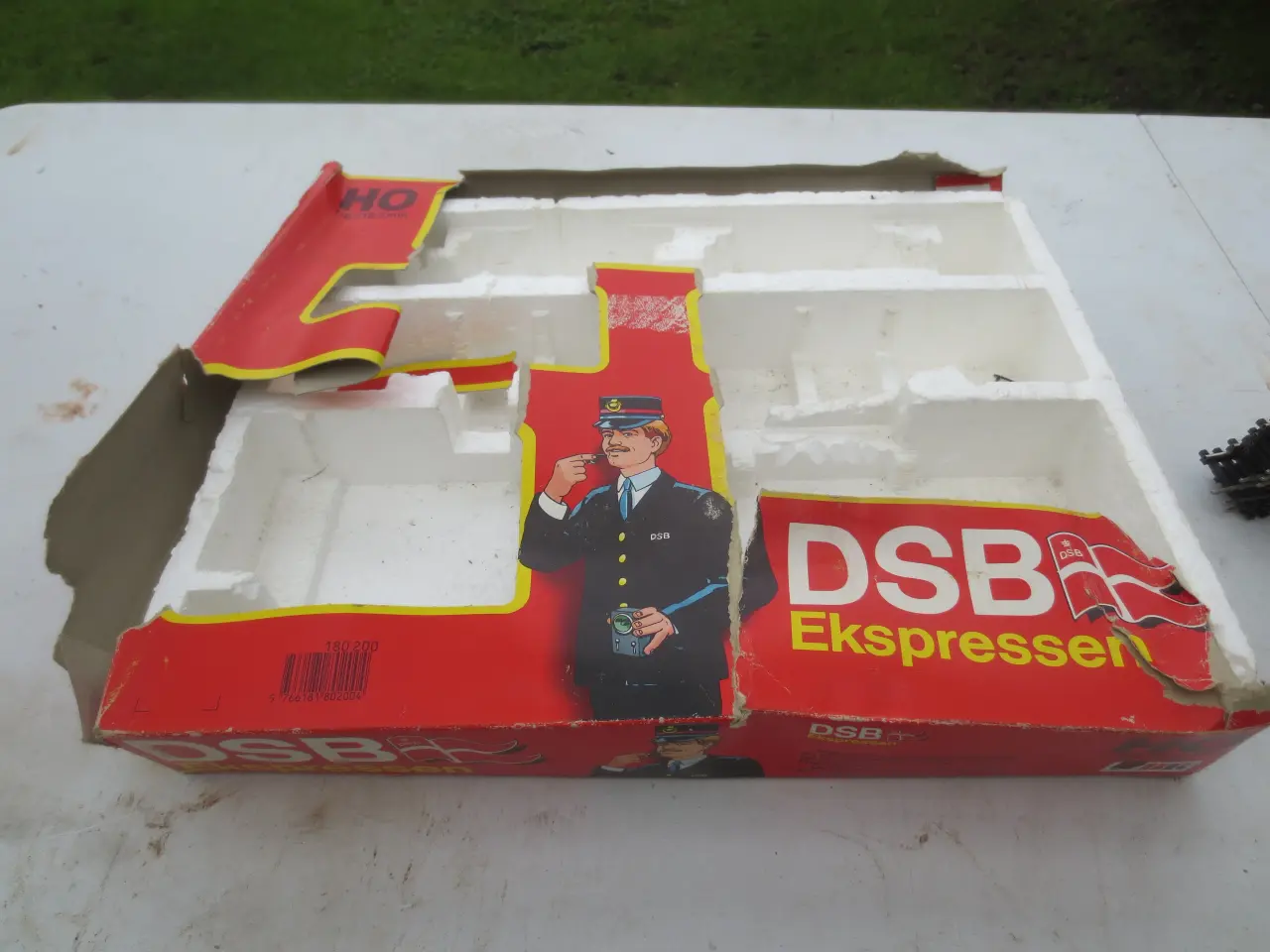 Billede 1 - 1 stk DSB modeltog og 15 stk Buet skinner