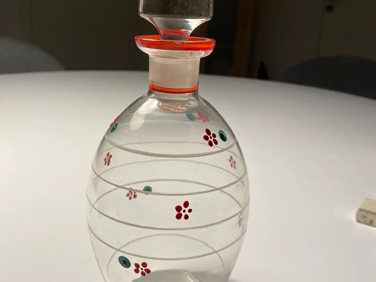 Billede 1 - Vintage glas karaffel