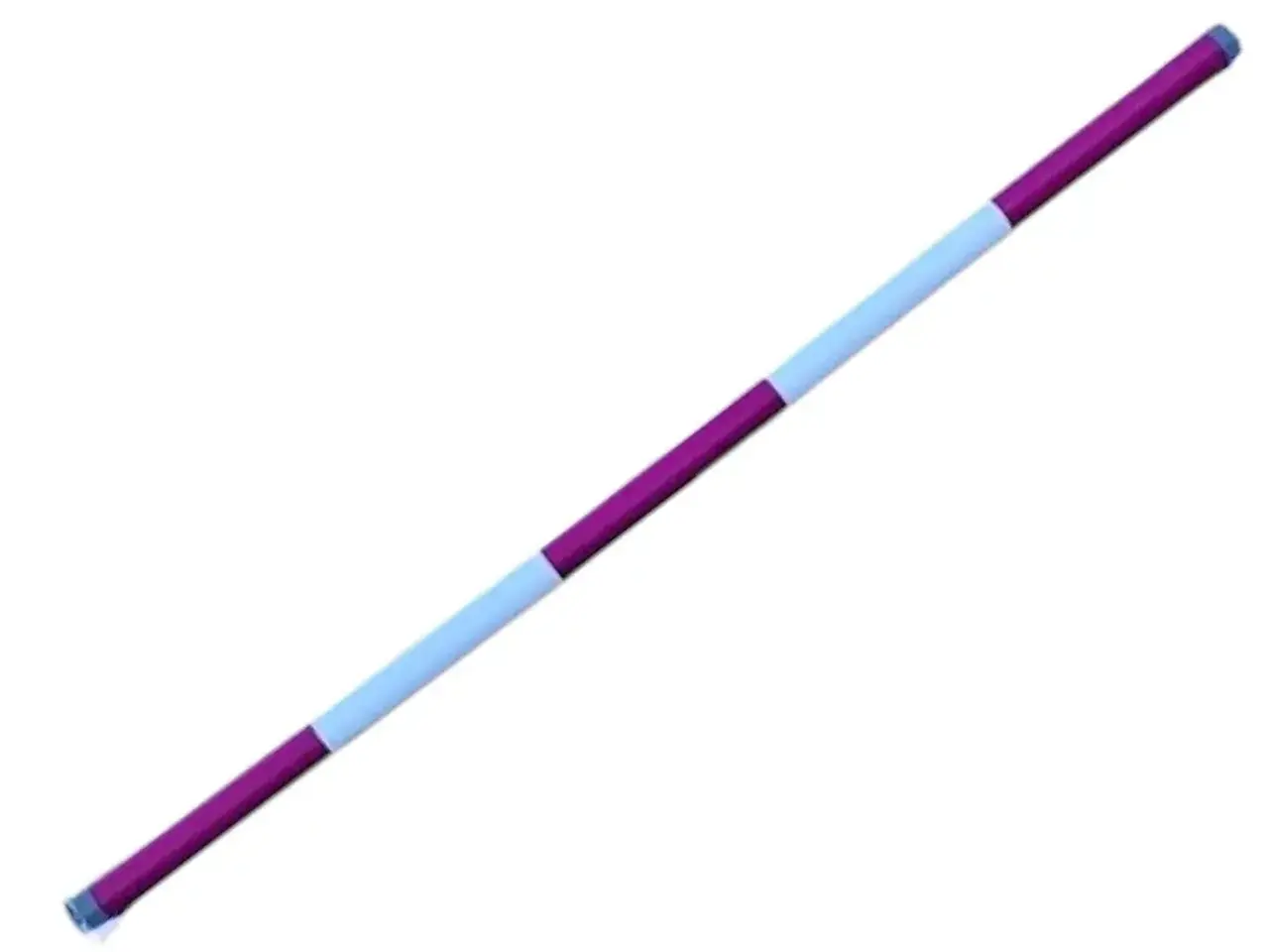 Billede 1 - Bom PE-plast Lilla/Hvid ø9x3m