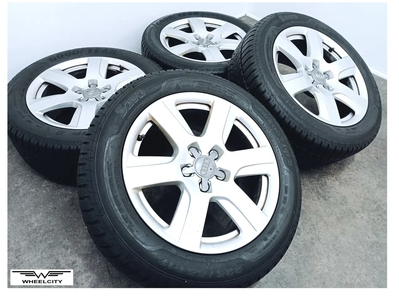 Billede 1 - 5x112 17" ET37 nav 66,5ø Audi vintersæt