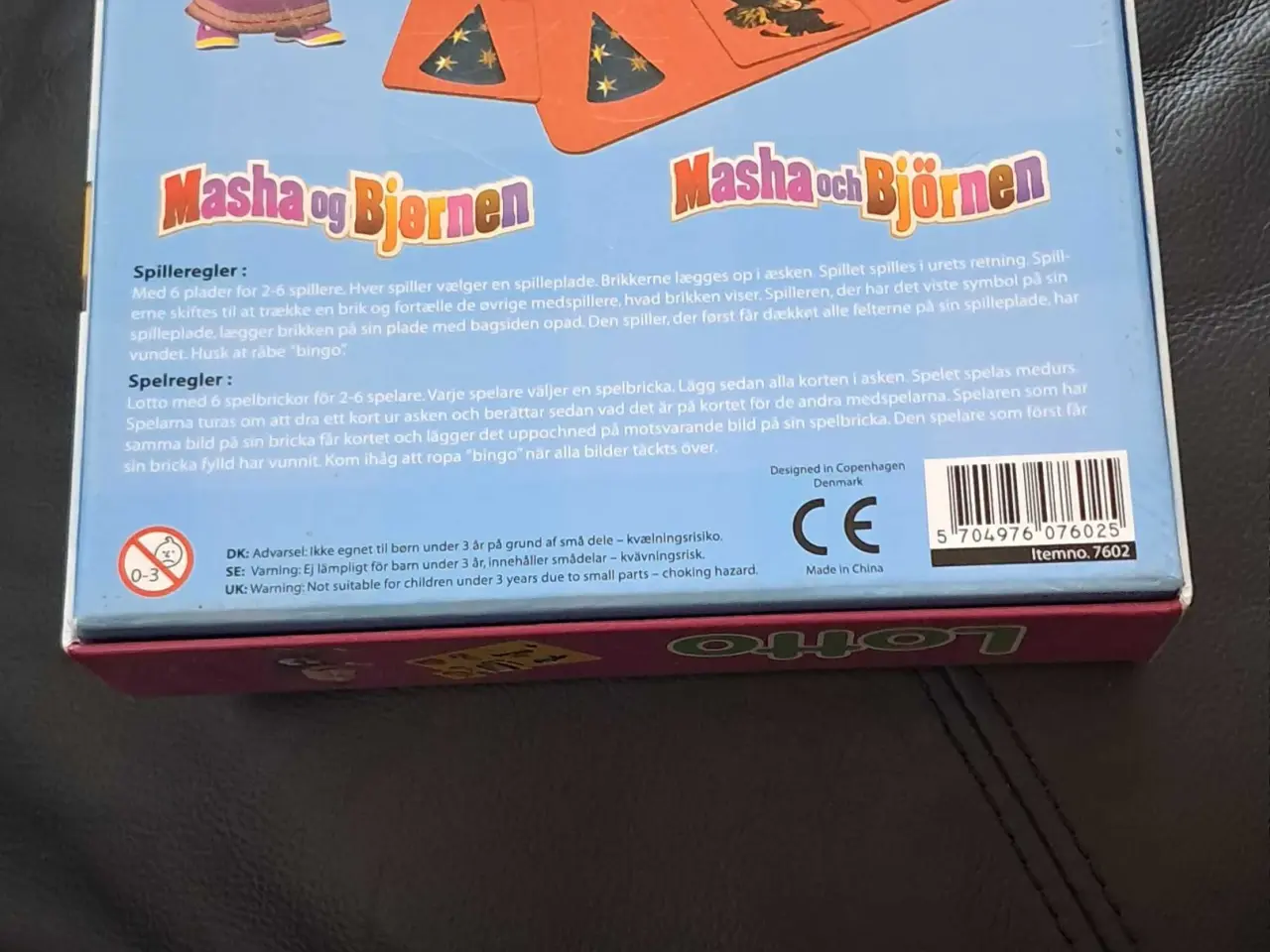 Billede 2 - Masha og Bjørn lotto