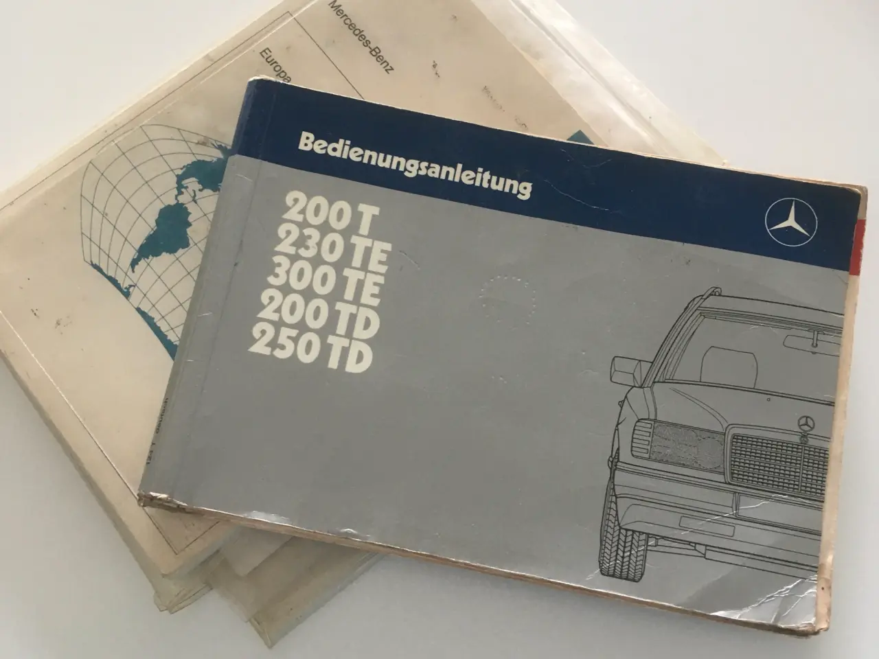 Billede 1 - Betjeningsvejledning for Mercedes (bl.a. 200 T).