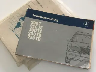 Betjeningsvejledning for Mercedes (bl.a. 200 T).