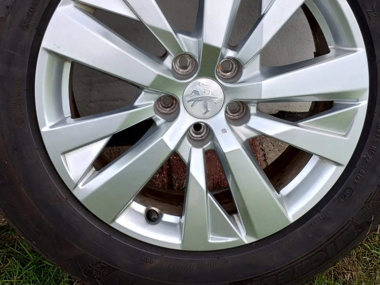Billede 6 - Michelin Pilot Alpine på org. Peugeot alufælge