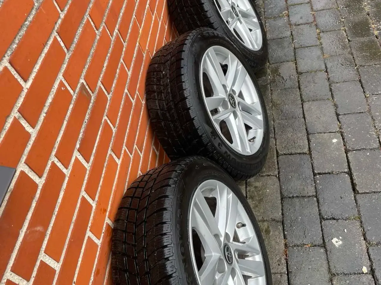 Billede 4 - 16 Originale Alufælge med vinterdæk 5x114.3
