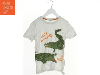 Børne T-Shirt med Alligator Print fra H&M (str. 140)