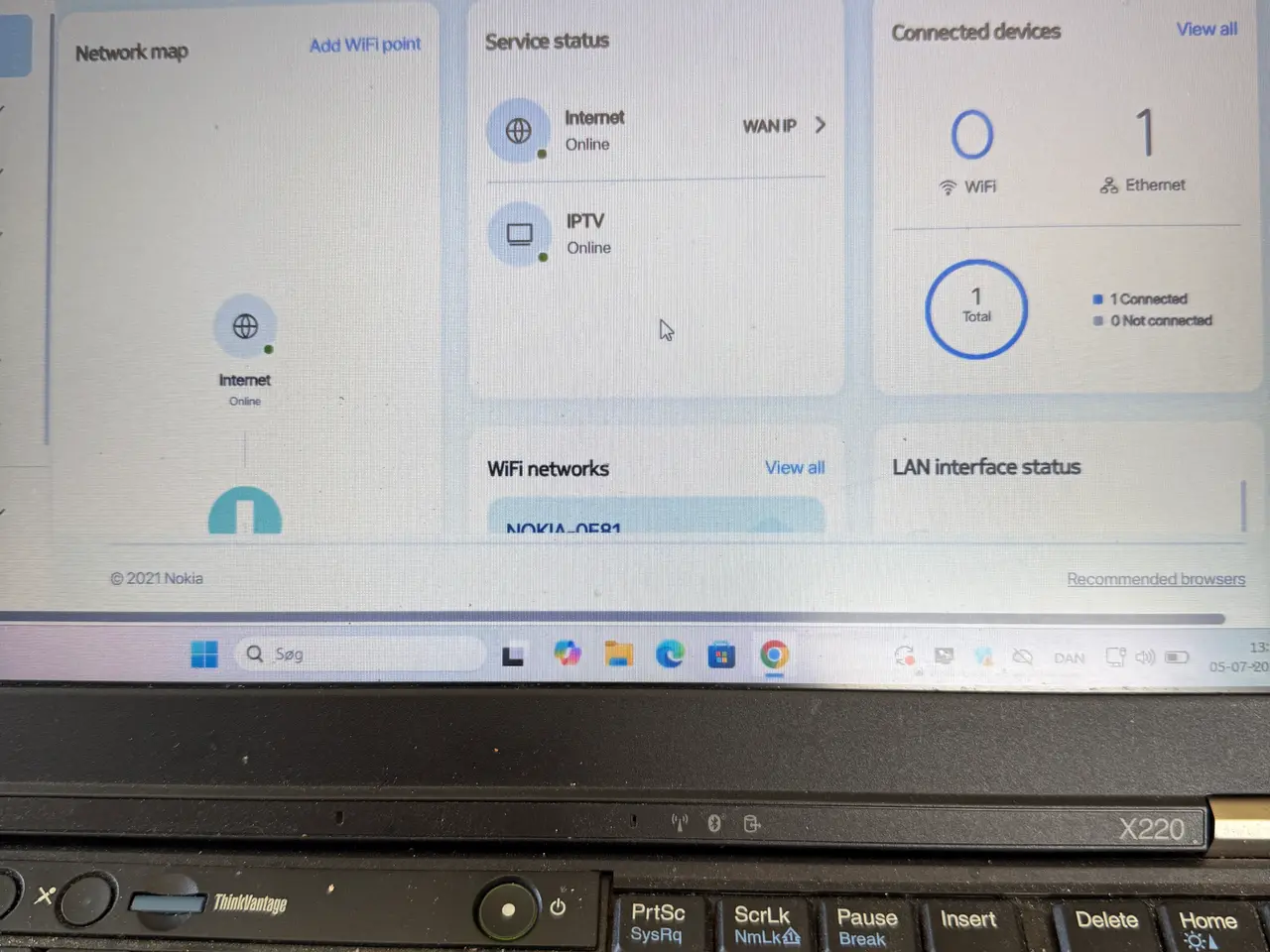 Billede 1 - Nokia WiFi Beacon 6E router hvid
