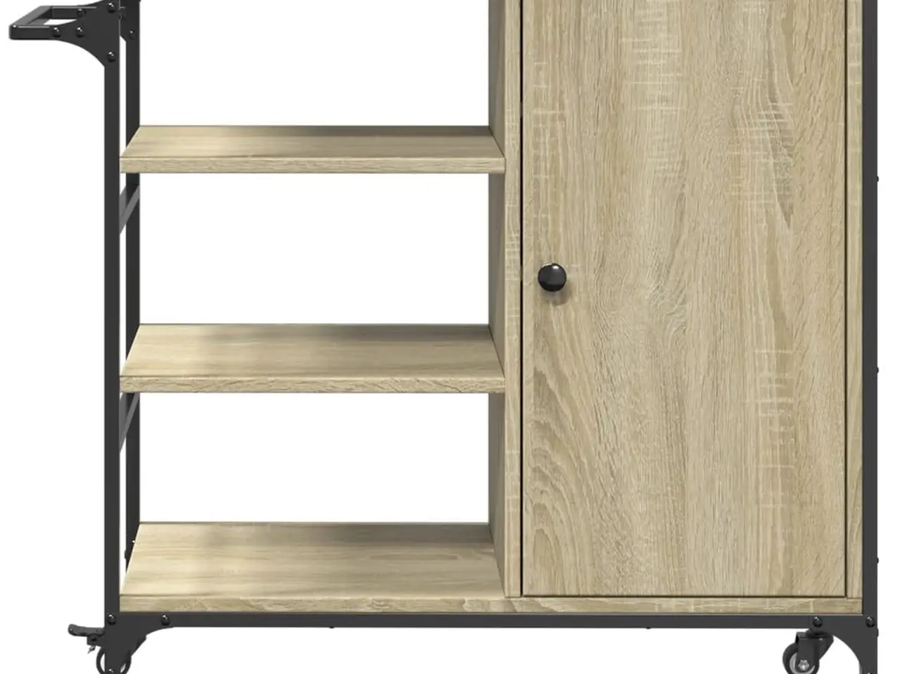 Billede 8 - Køkkenvogn 87,5x38,5x84,5 cm konstrueret træ sonoma-eg
