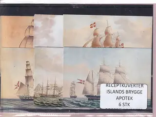 Receptkuverter - Islands Brygge Apotek - 6 Stk.