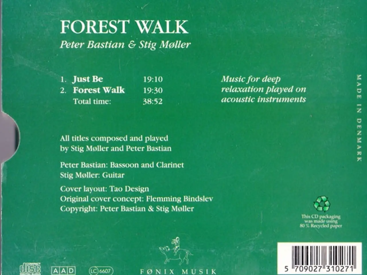Billede 2 - Peter Bastian (2) & Stig Møller – Forest Walk – CD