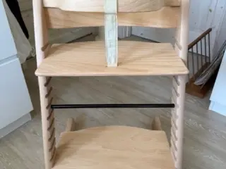 Trip Trap Højstol Ny Model Massiv Bøg Lys Natur.