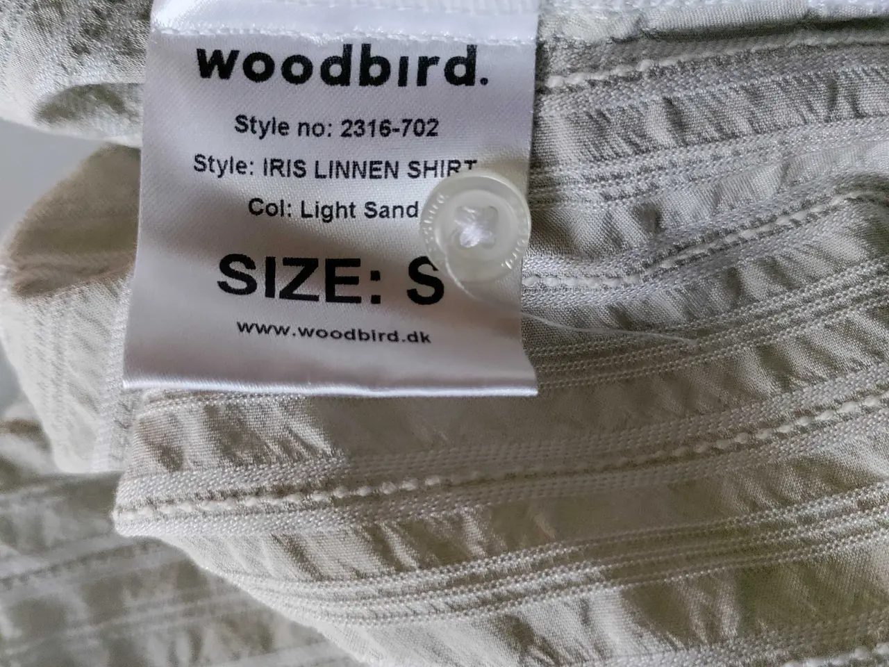 Billede 5 - Woodbird viscose skjorte str S