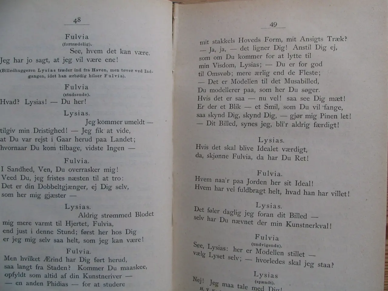Billede 5 - H.V. Kaalund. Fulvia - Drama i fem Akter, fra 1875