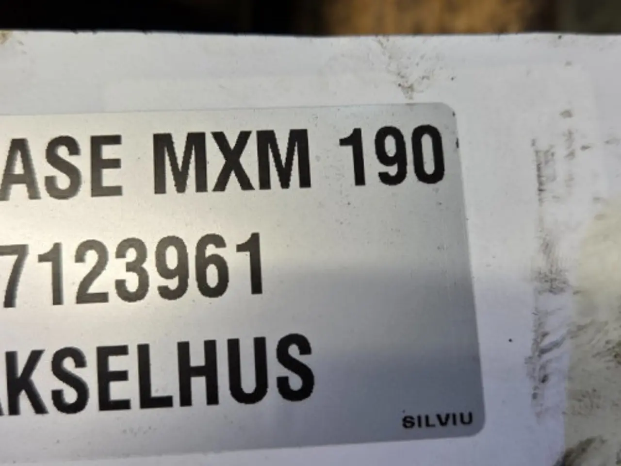 Billede 12 - Case MXM190 Foraksel Hus 47123961