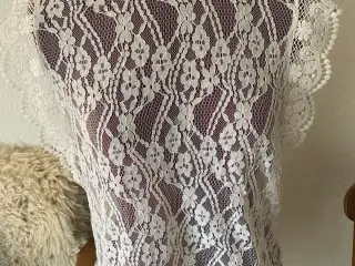 Hvid blonde top M
