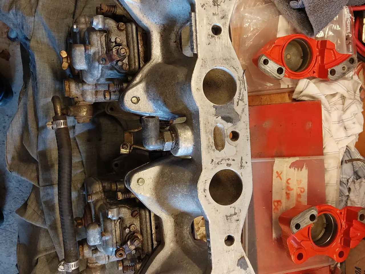 Billede 2 - Weber dobbelt Karburator med Ford manifold