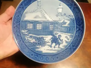 Royal Copenhagen juleplatte 2005