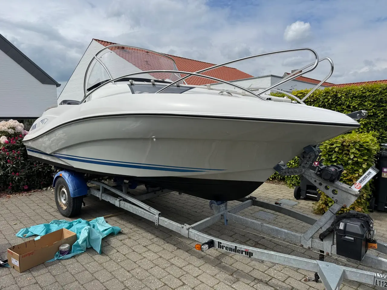 Billede 4 - Ørnvik 555WA 115HK og Trailer med EL spil
