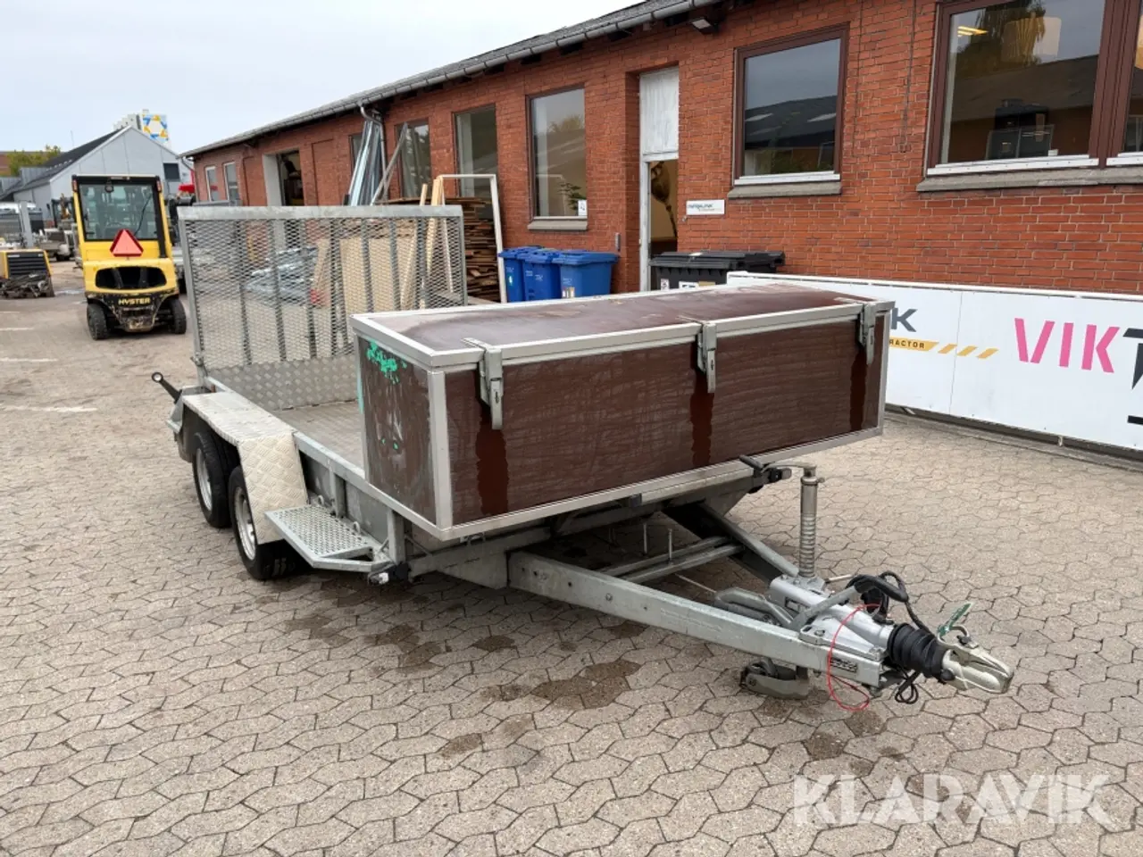 Billede 4 - Maskintrailer Variant 3518 M3 med værktøjskasse og rampe