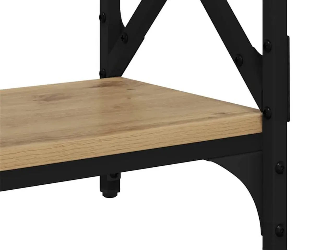 Billede 8 - Konsolbord i konstrueret træ - artisan egetræ, 100 × 28 × 80,5 cm
