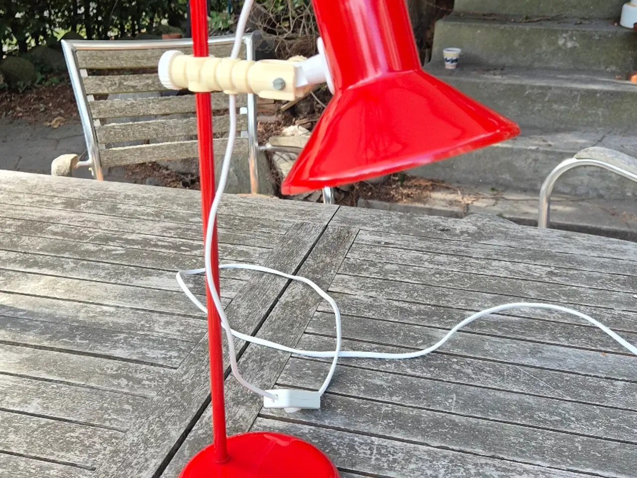Billede 1 - Velholdt dansk retro bordlampe