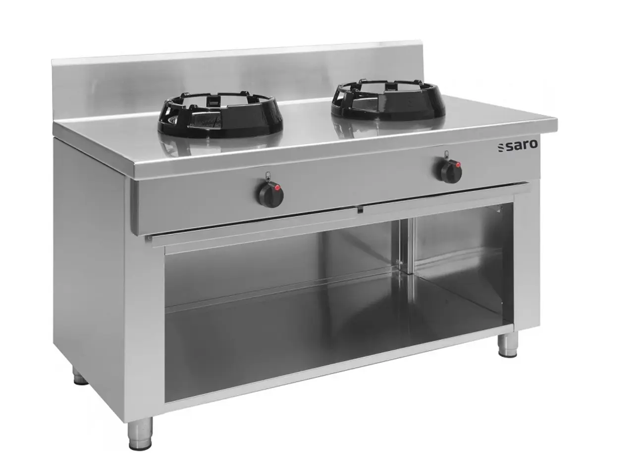 Billede 1 - Dobbelt Wokbrænder med Åbent Understel – 2 x 21 kW
