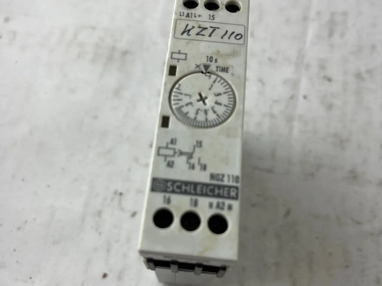 Billede 4 - Schleicher NGZ 110 Timer relæ 230-240VAC 0.5-10s