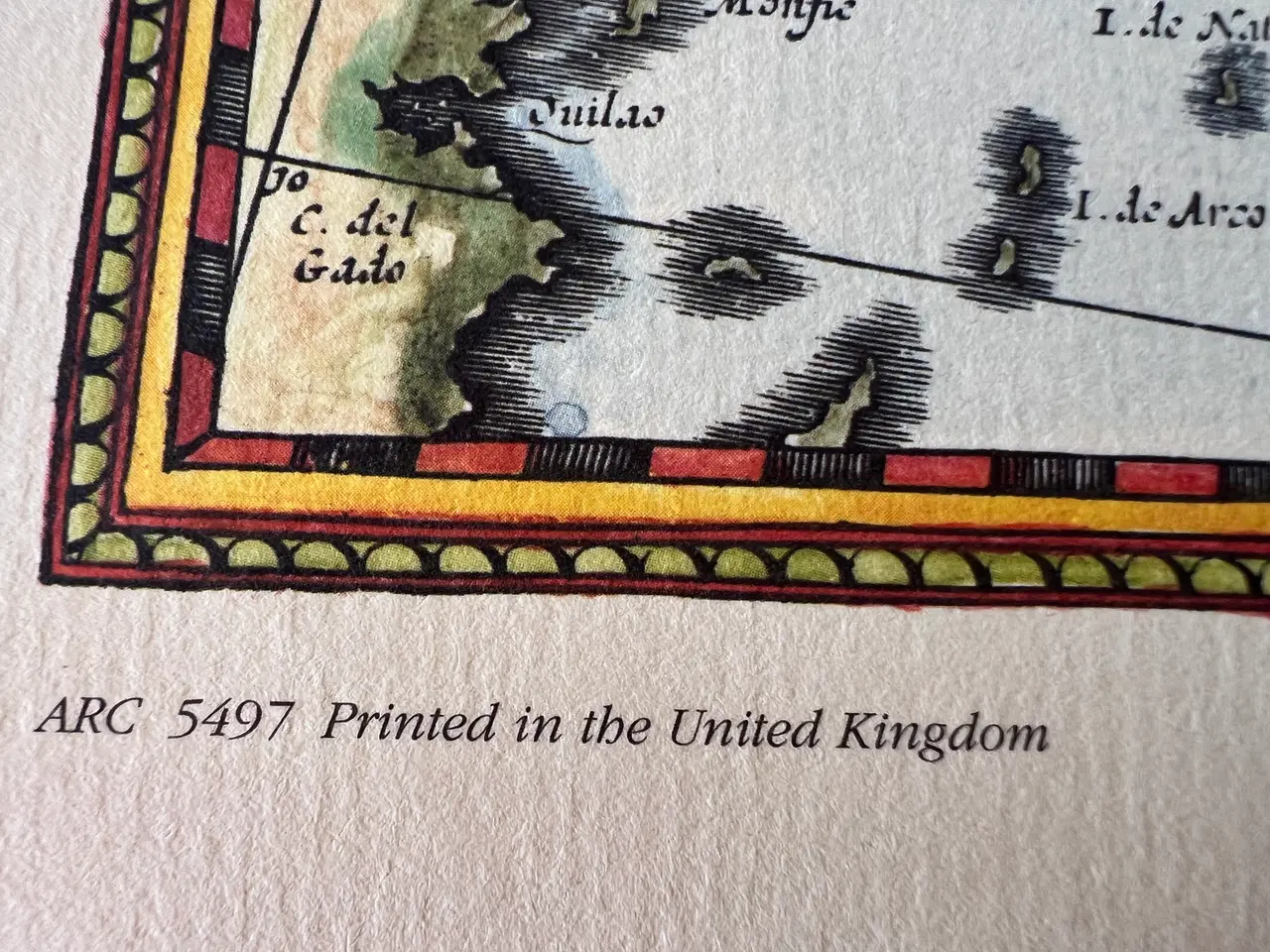 Billede 4 - Genoptrykt Kort over Asien år 1627
