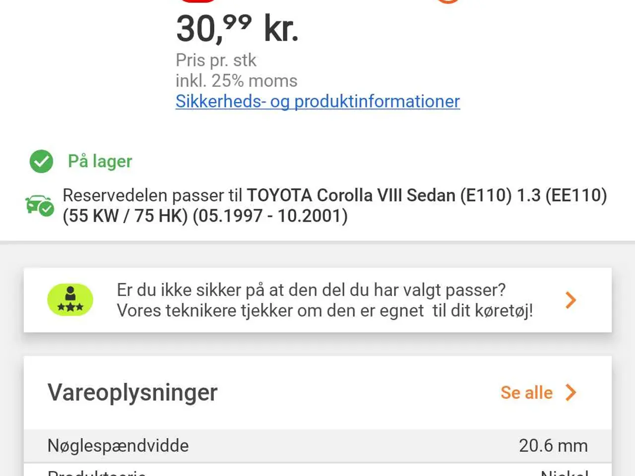 Billede 2 - Tændrør Denso