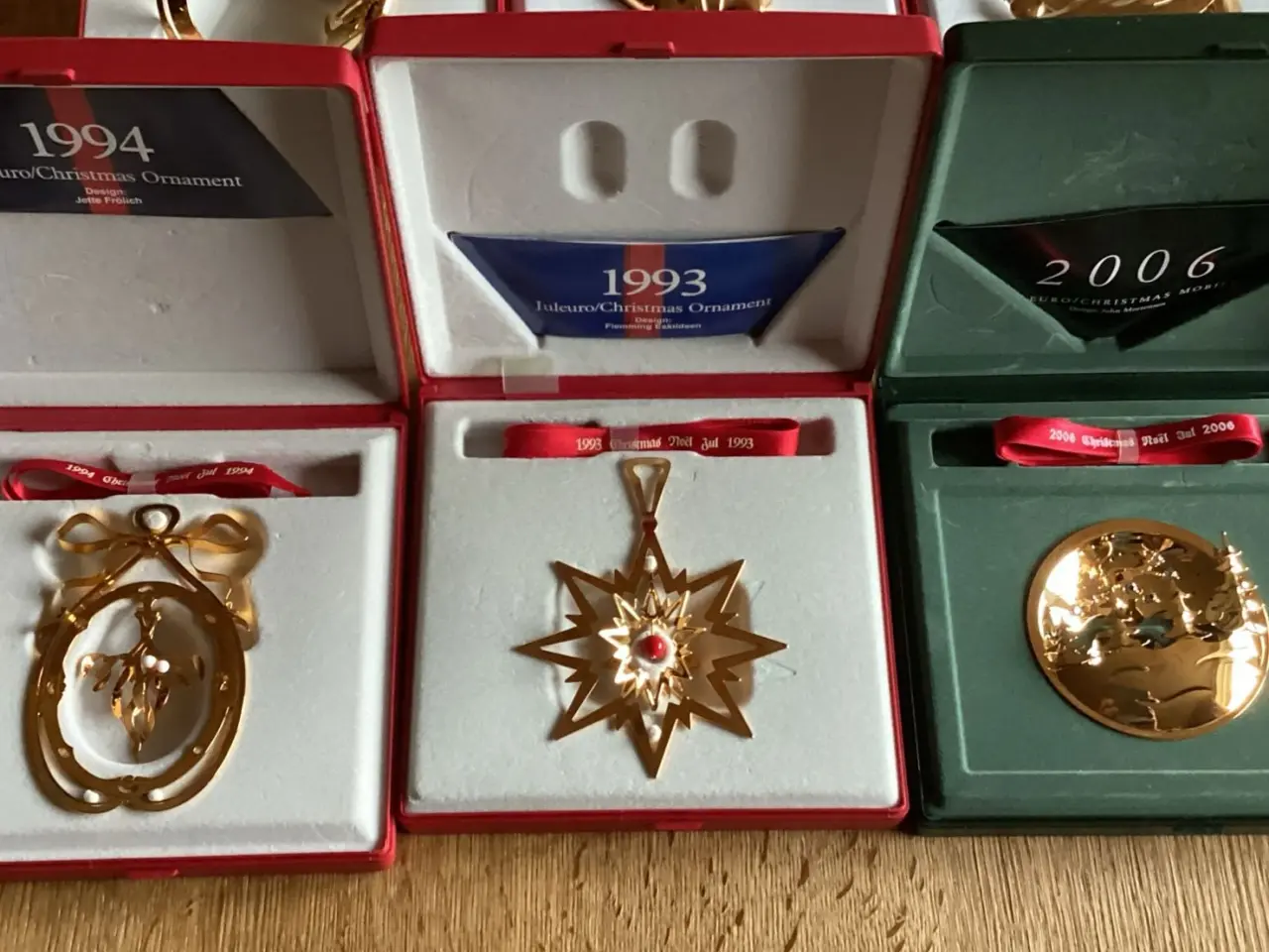 Billede 6 - GJ Jule Uroer 6 stk 1993,94, 2002,03,04,06